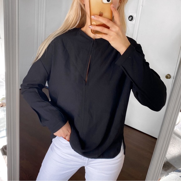 π€ ZARA BLACK BASIC LOOSE FIT BLOUSE! - Picture 13 of 13